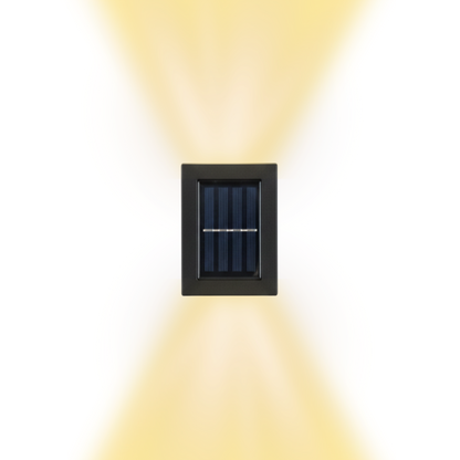 Solarna lampa ścienna LED do użytku zewnętrznego