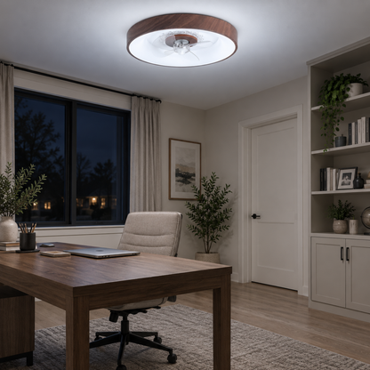 Modern Minimalist LED Ceiling Fan Light