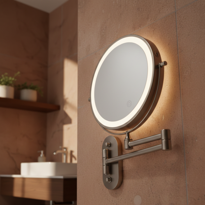 Lustro łazienkowe LED z regulacją jasności