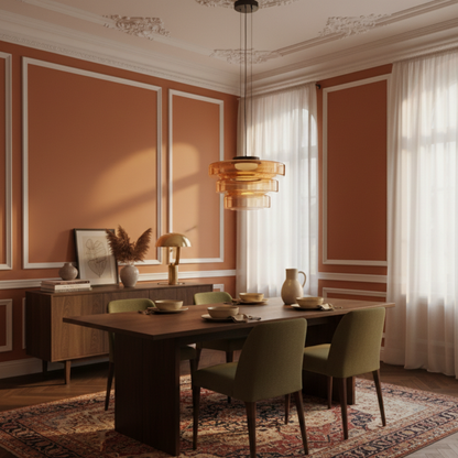 Szklana lampa wisząca Bauhaus