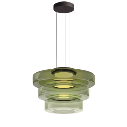 Szklana lampa wisząca Bauhaus