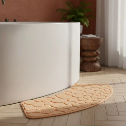 Wygięta antypoślizgowa mata łazienkowa