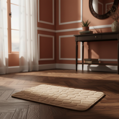 Antypoślizgowy i chłonny dywanik łazienkowy