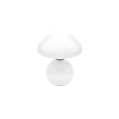 Nowoczesna ceramiczna lampa stołowa w kształcie grzyba