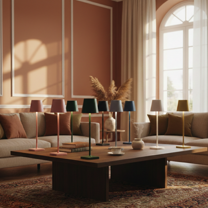 Bezprzewodowa ładowalna lampka stołowa LED