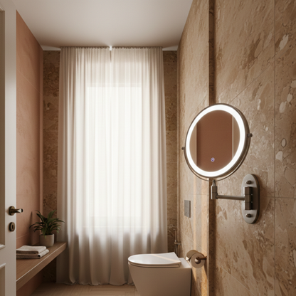 Lustro łazienkowe LED z regulacją jasności