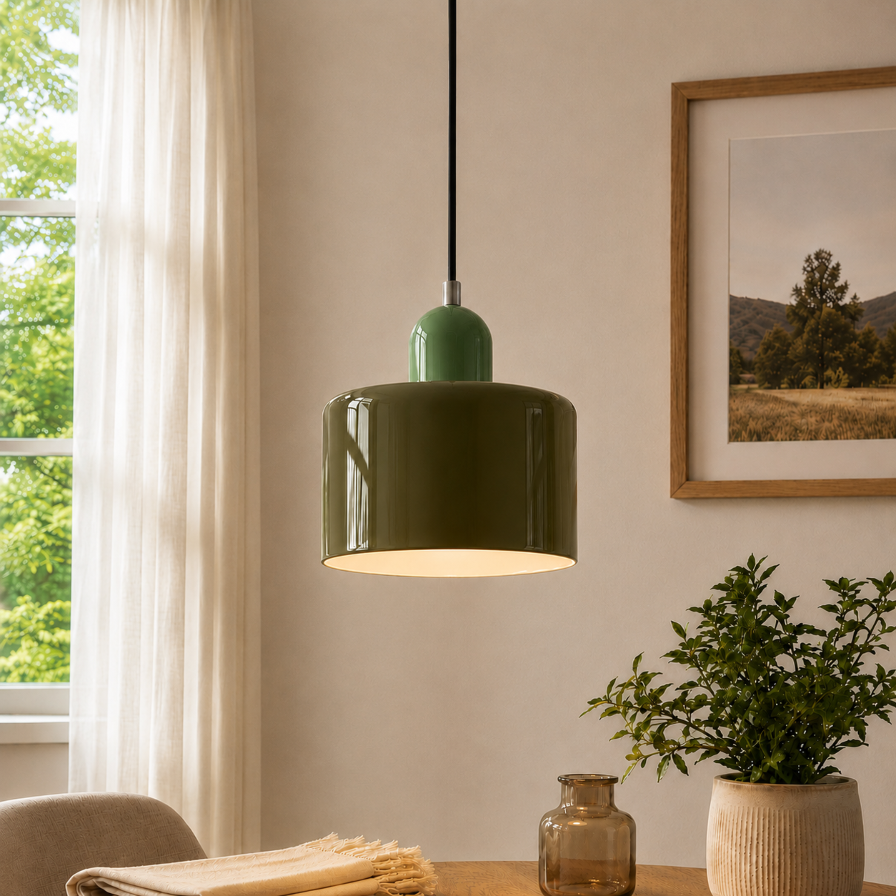 Halo Glass Pendant Light