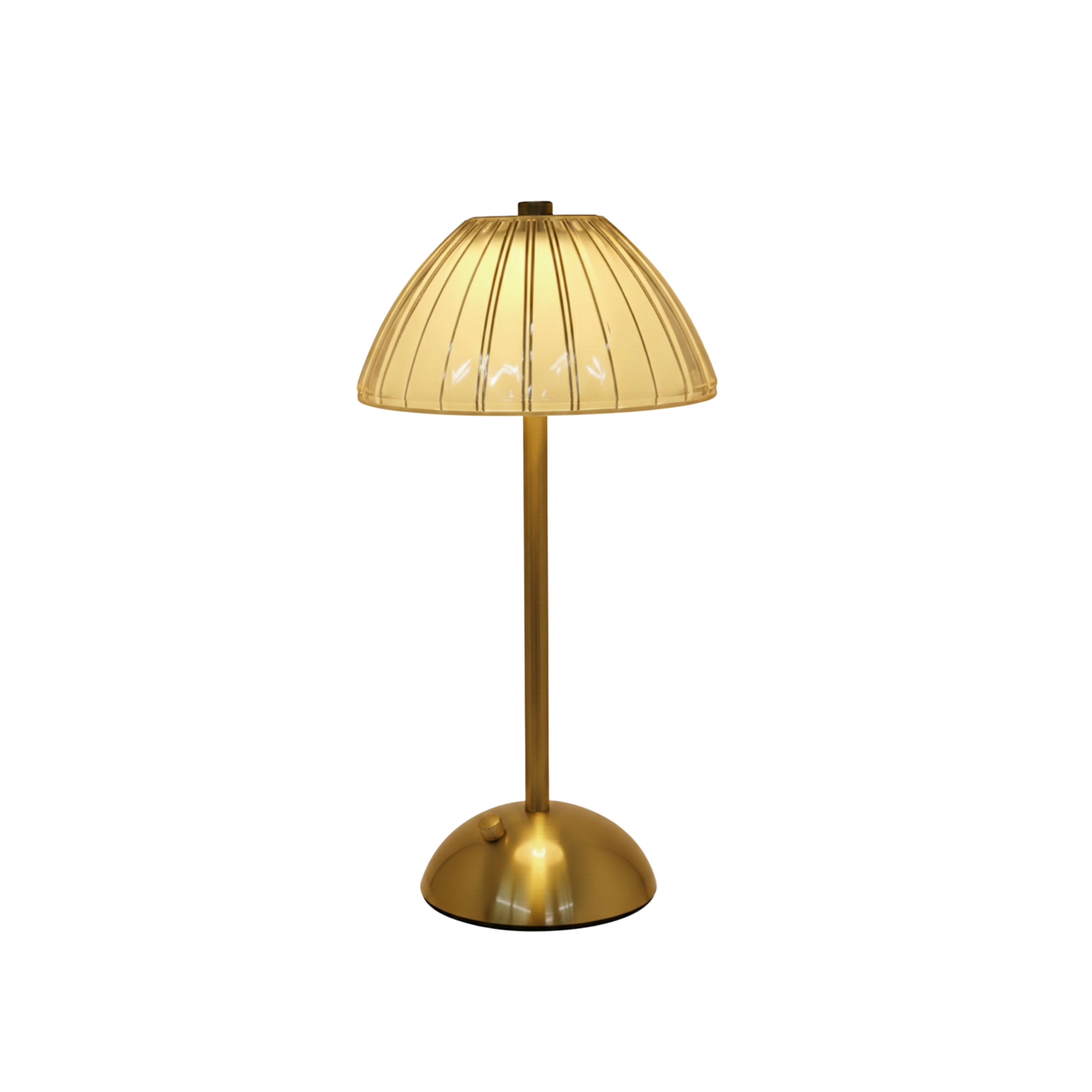 Dotykowa lampa stołowa LED w stylu retro z kryształową strukturą