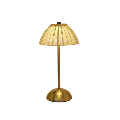 Dotykowa lampa stołowa LED w stylu retro z kryształową strukturą