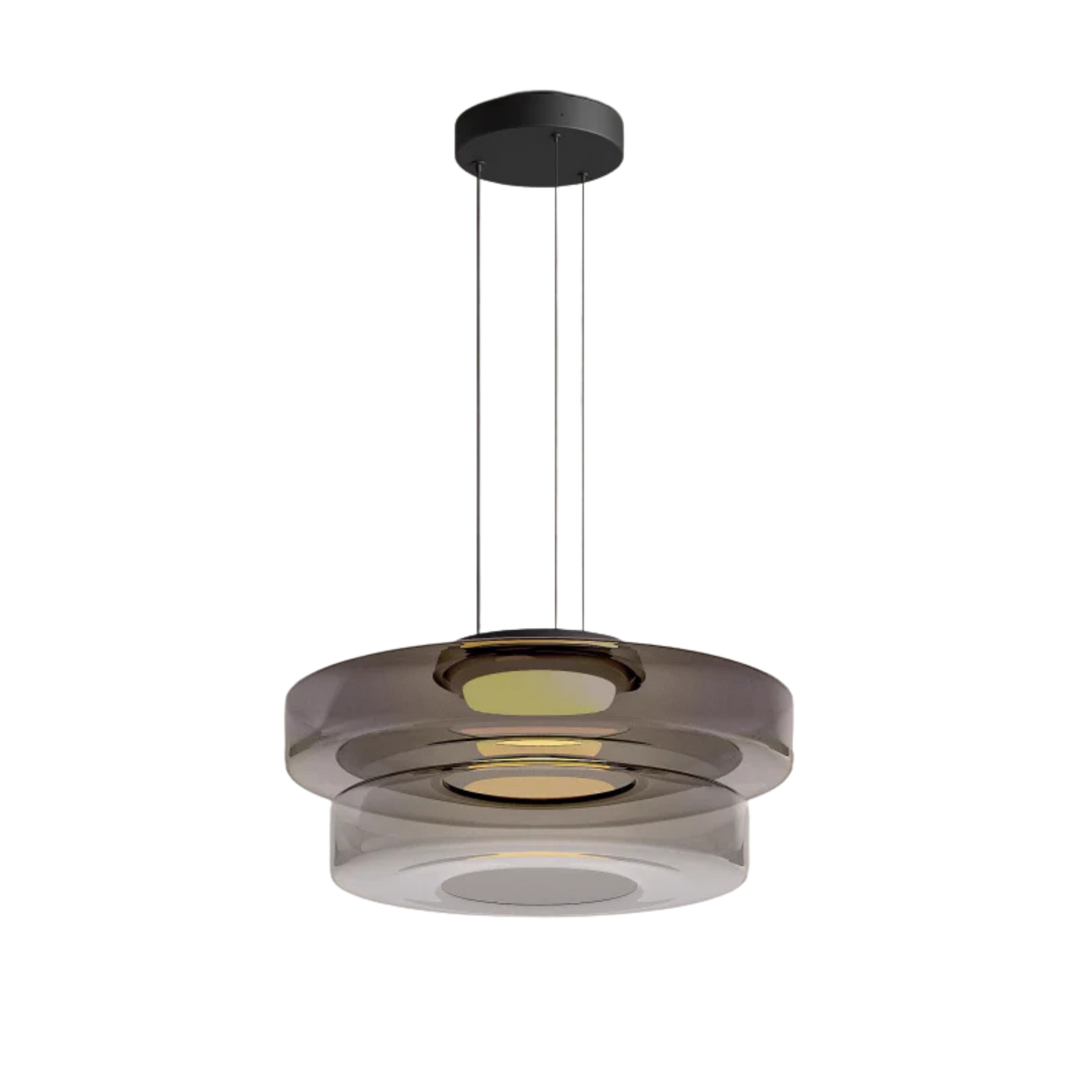 Szklana lampa wisząca Bauhaus