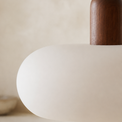 Scandinavian Cream Pendant Light