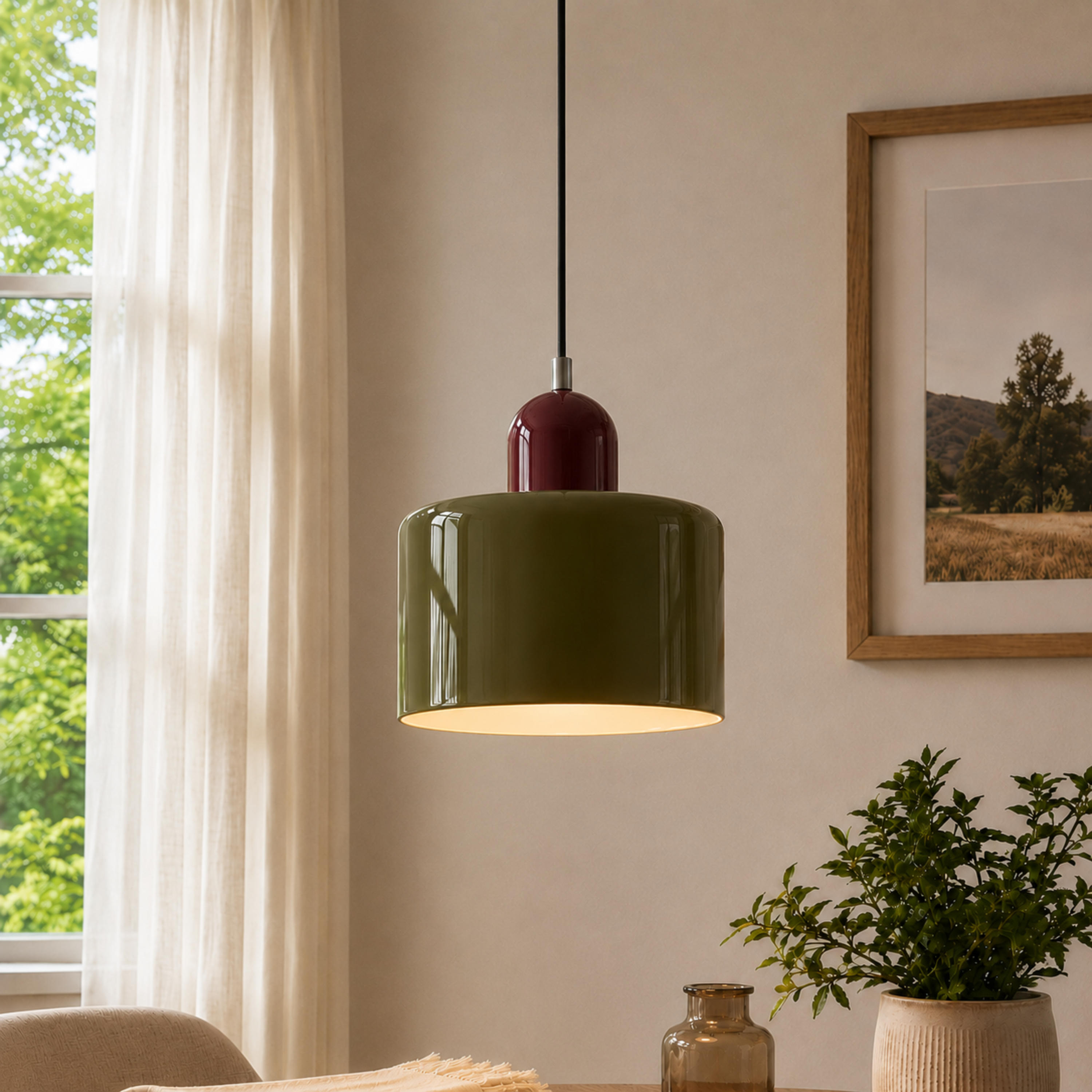 Halo Glass Pendant Light