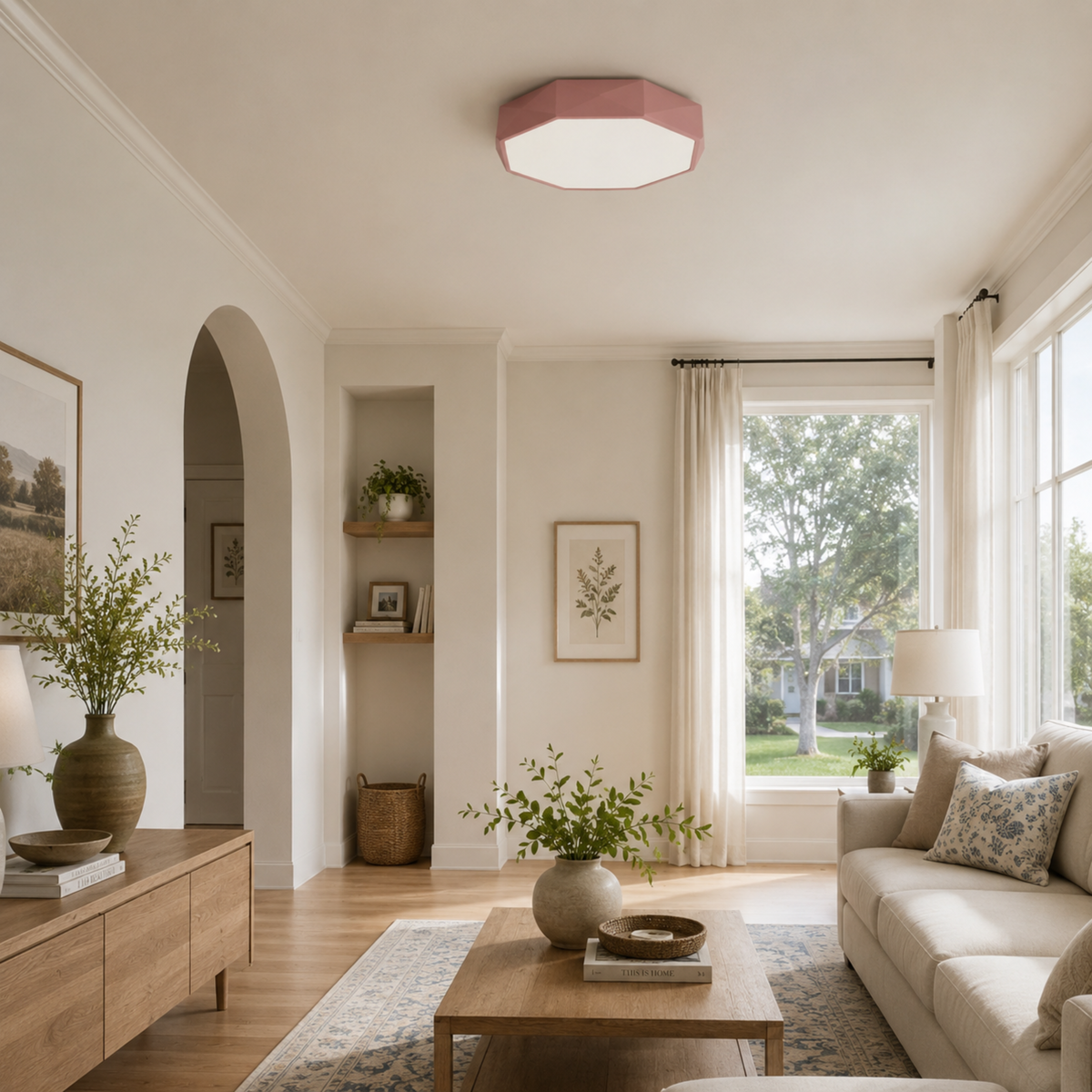 Modern Abstract Scandinavian LED Ceiling Light