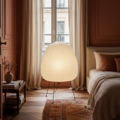 Lampa ryżowa Japandi