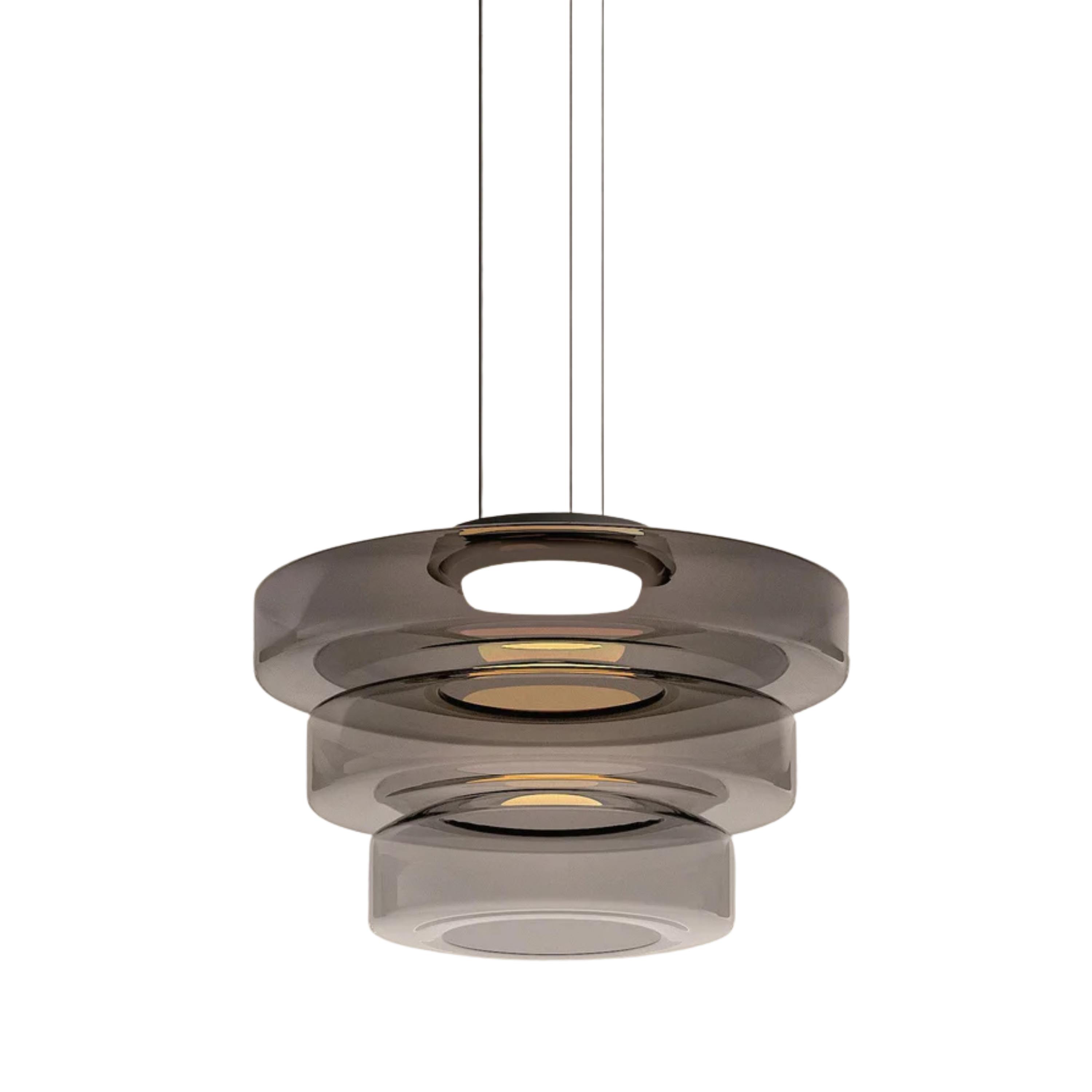 Szklana lampa wisząca Bauhaus