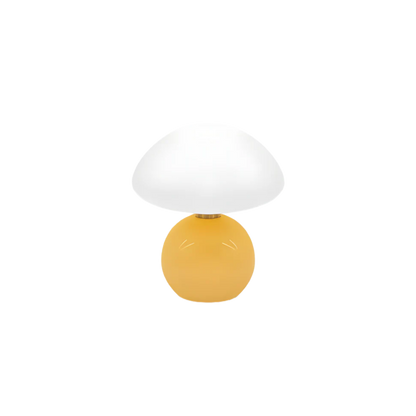 Nowoczesna ceramiczna lampa stołowa w kształcie grzyba