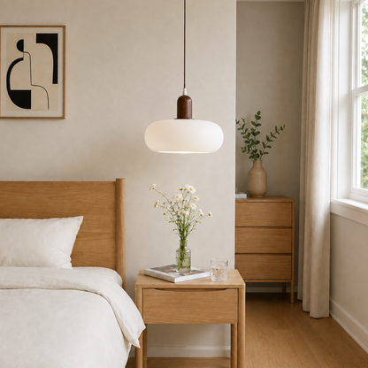 Scandinavian Cream Pendant Light
