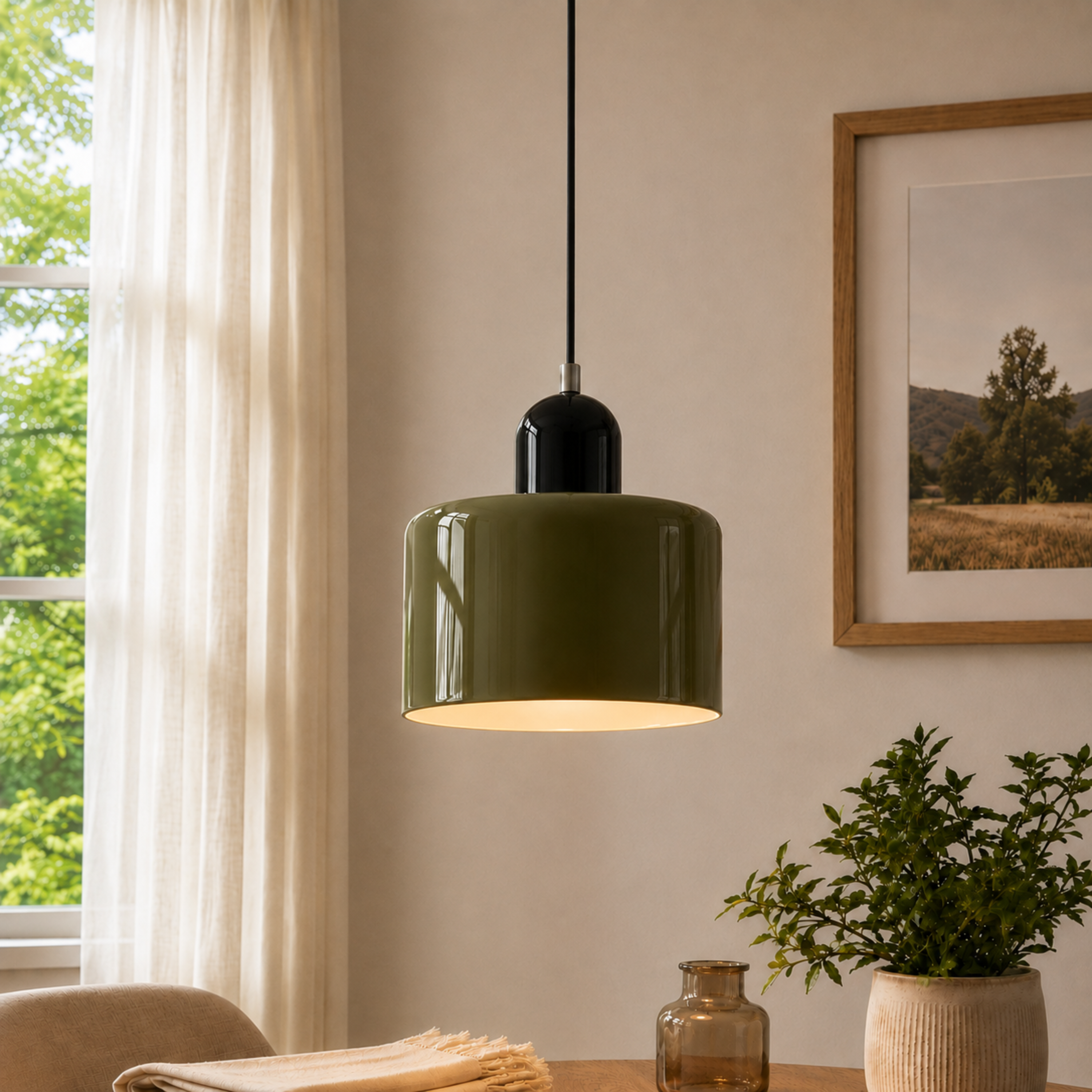 Halo Glass Pendant Light