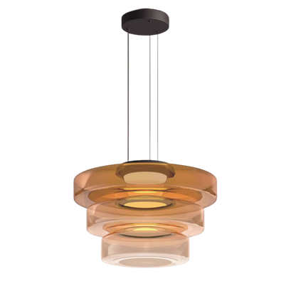 Szklana lampa wisząca Bauhaus