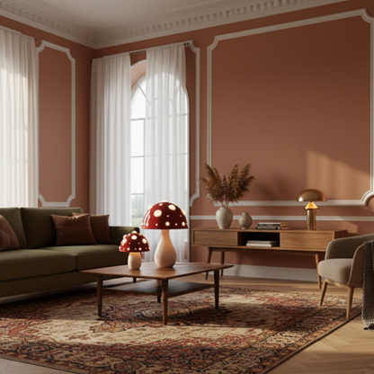 Grzybkowa lampa stołowa LED