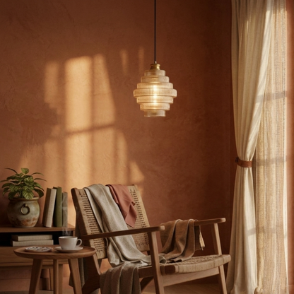 Nowoczesna minimalistyczna szkła lampa wisząca