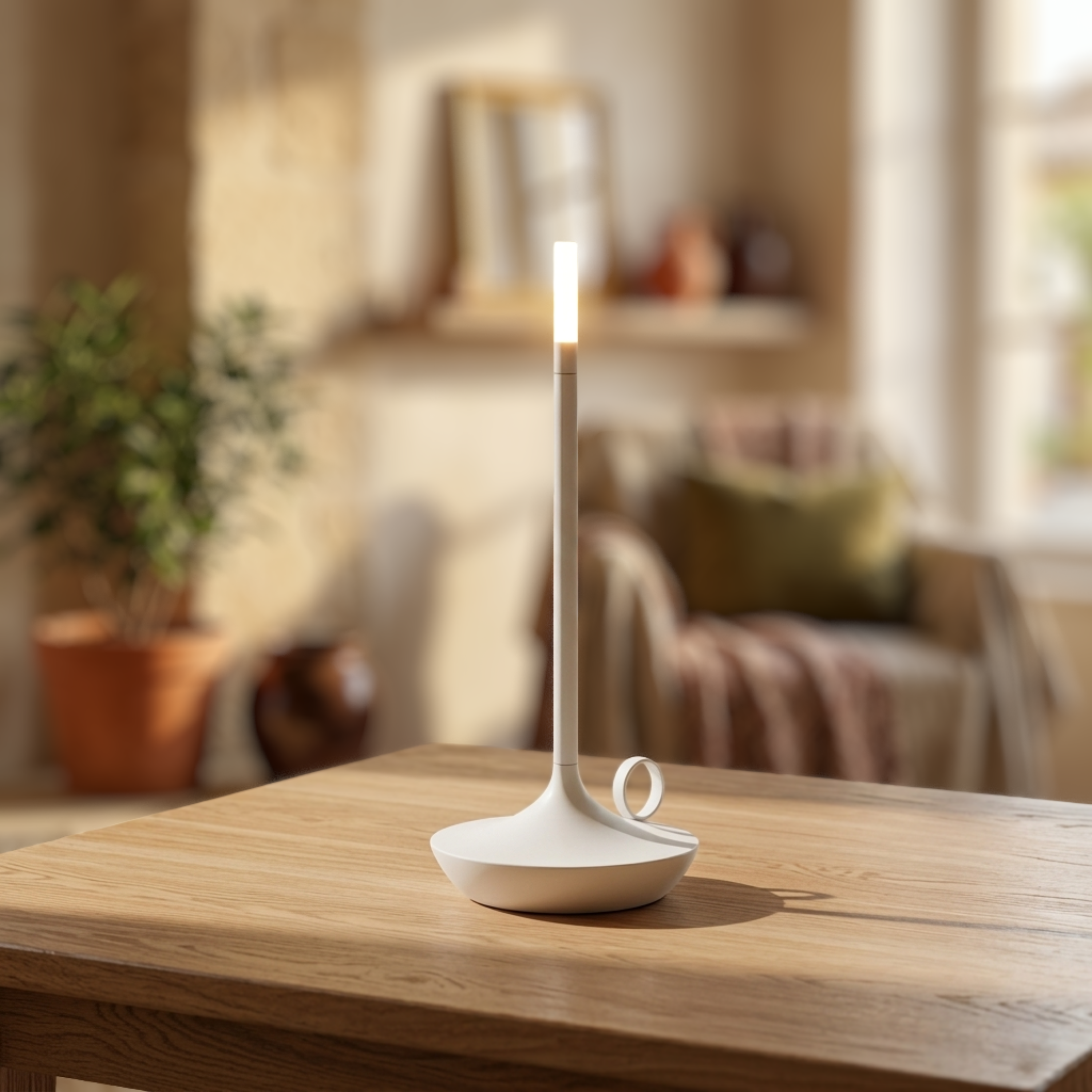 Nordycka świecznika lampa stołowa