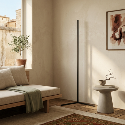 Minimalistyczna lampa podłogowa LED