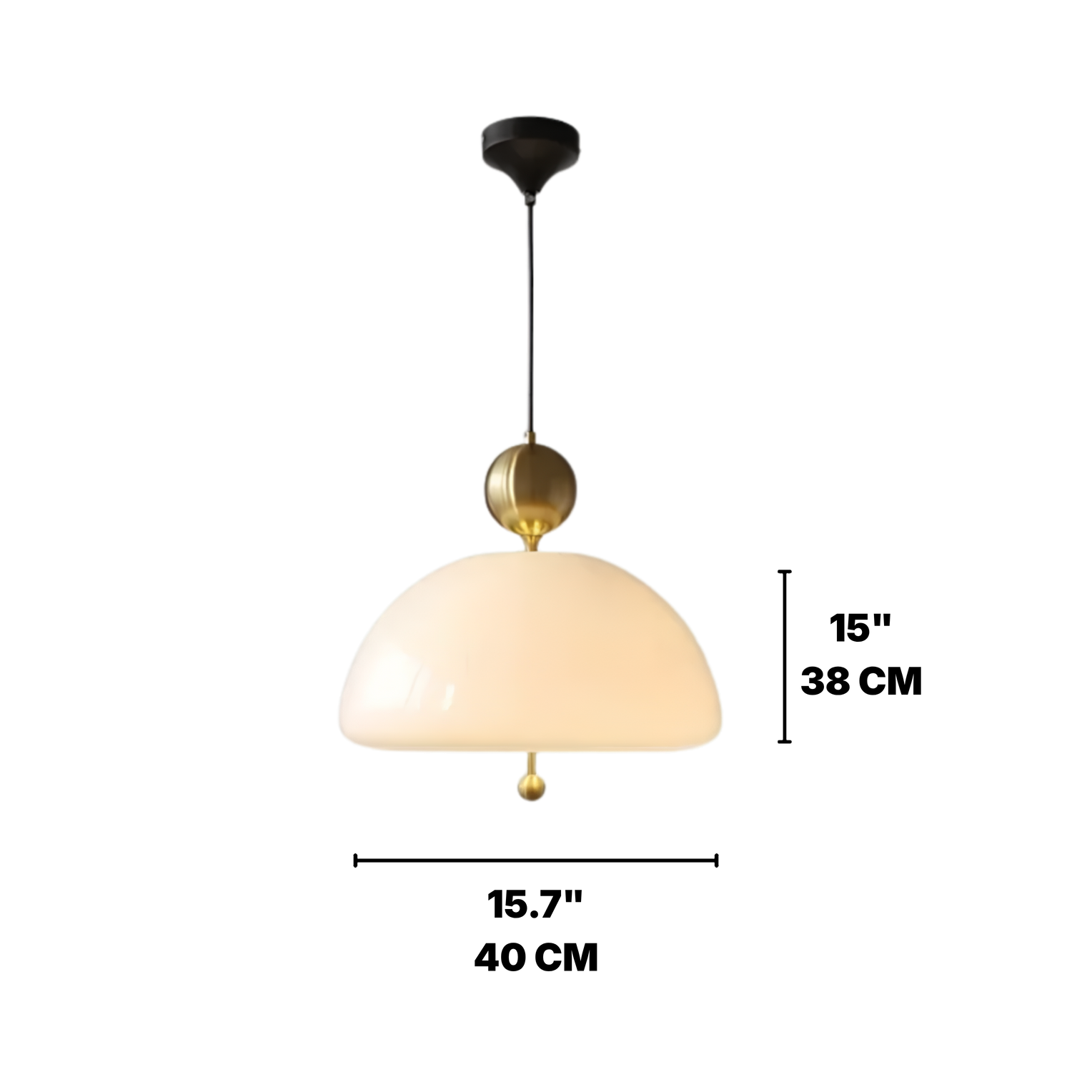 Avant-Garde Bauhaus Glass Pendant Light