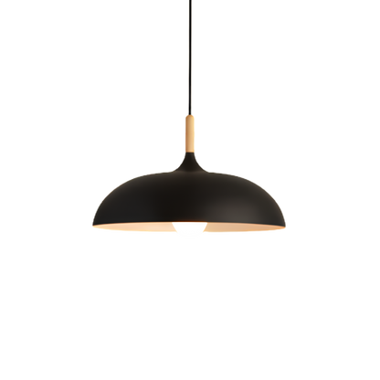 Minimalist Wood Aluminum Pendant Light