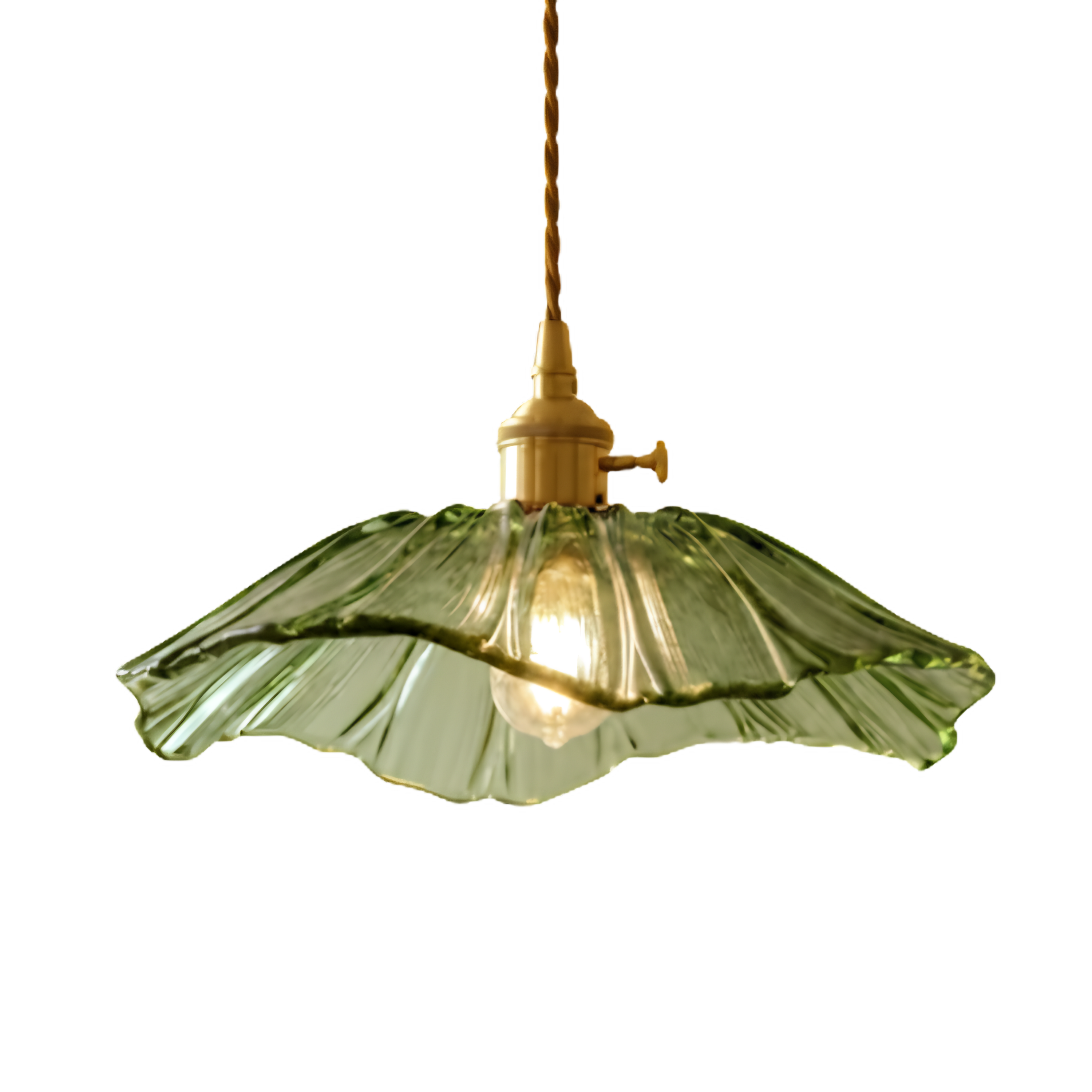 Modern Glass Flower Pendant Light
