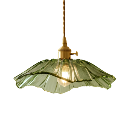 Modern Glass Flower Pendant Light