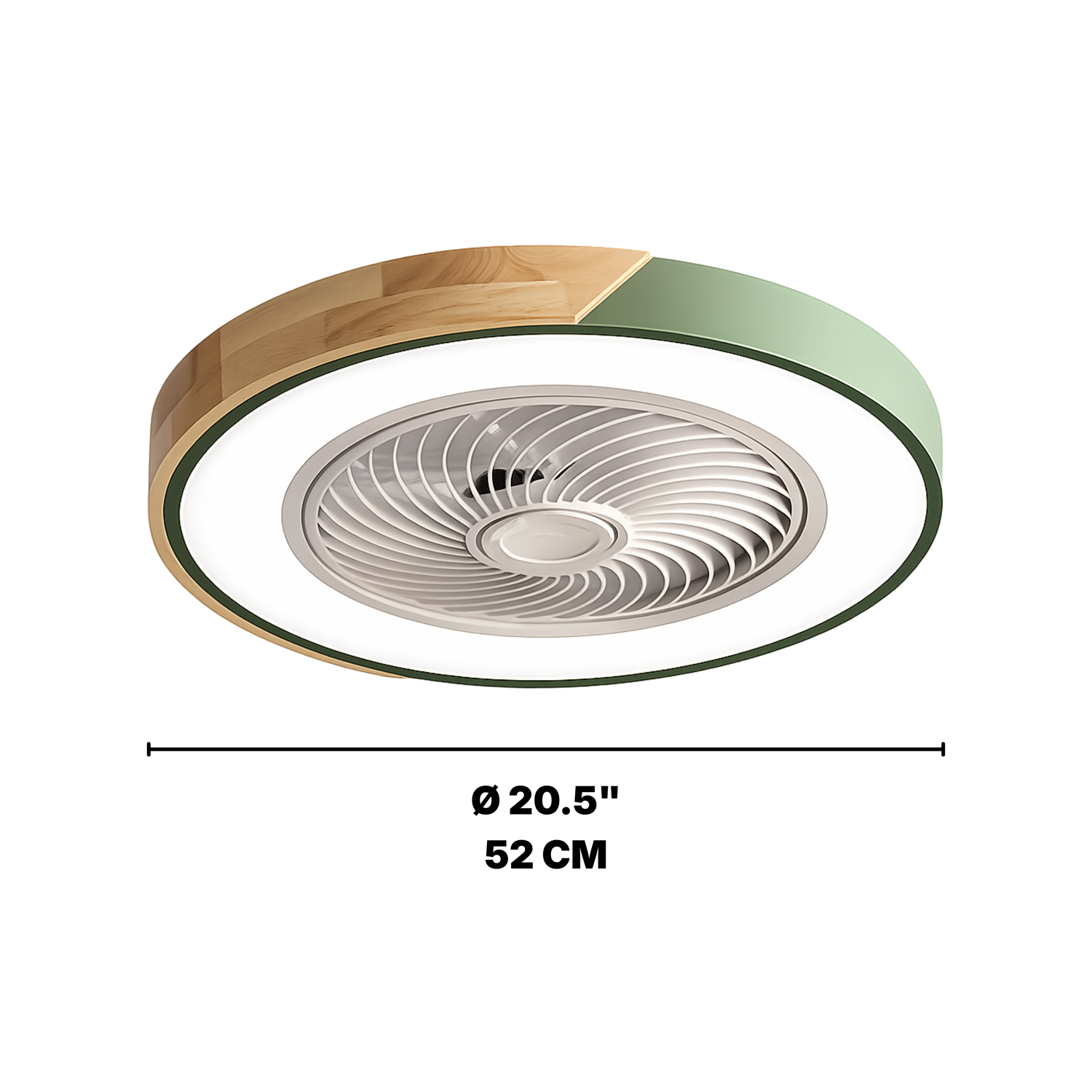 Quiet Ceiling Fan with LED Light