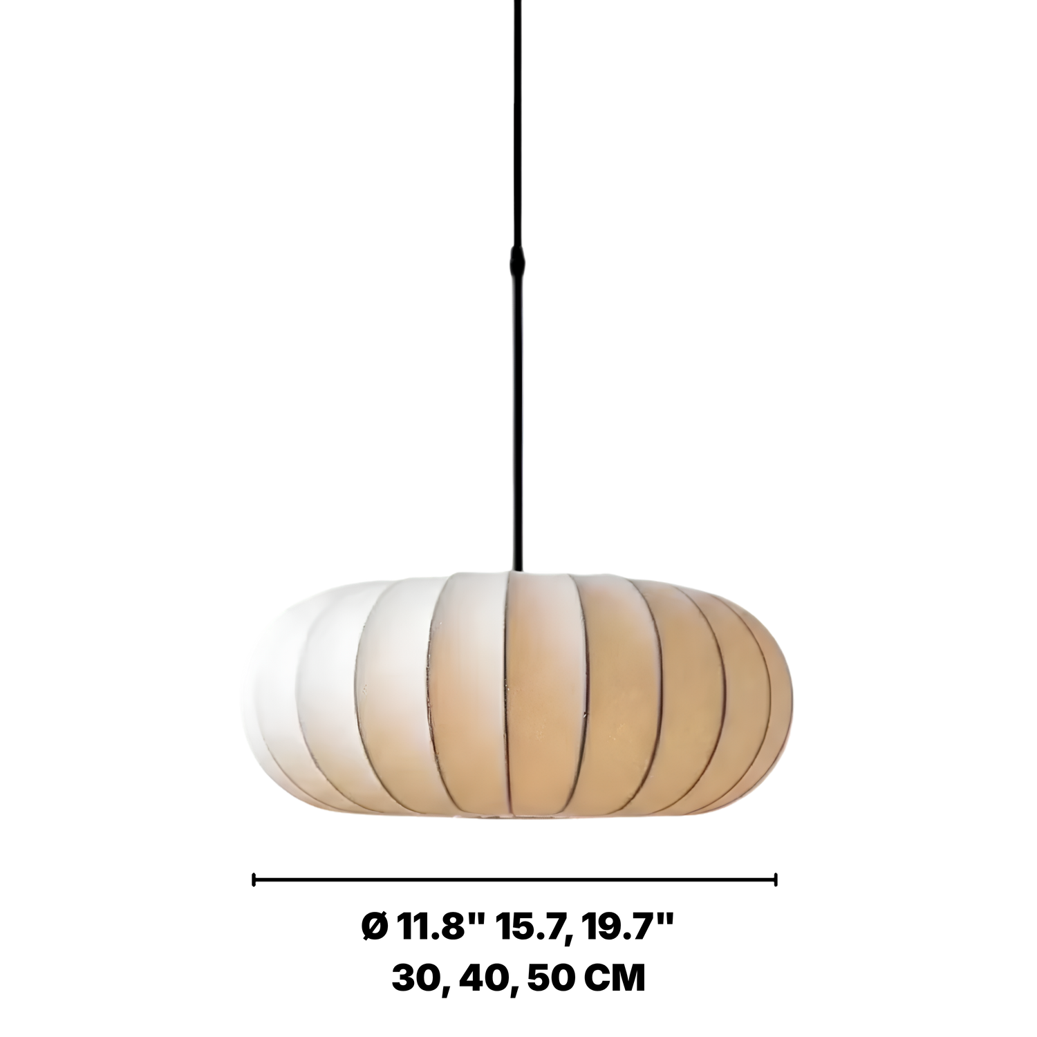 Verona Silk LED Pendant Light