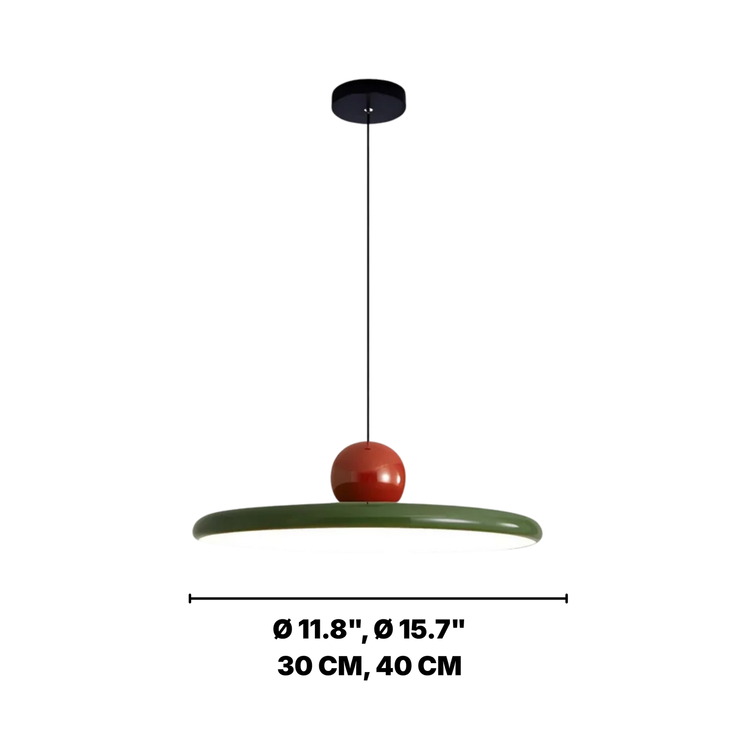 Bauhaus Glass Pendant Light