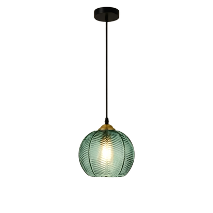 Modern Striped Glass Pendant Light