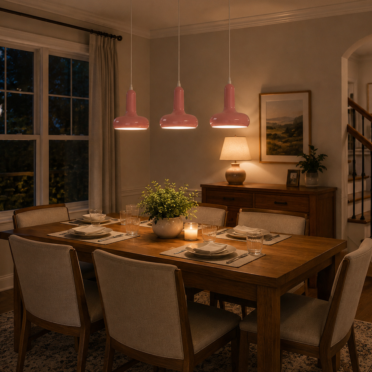 Modern Nordic Mushroom Pendant Light