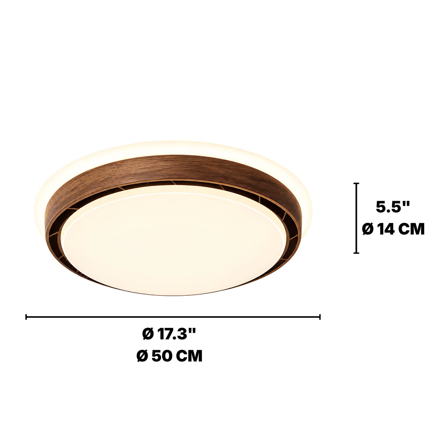 Bladeless LED Ceiling Fan Light