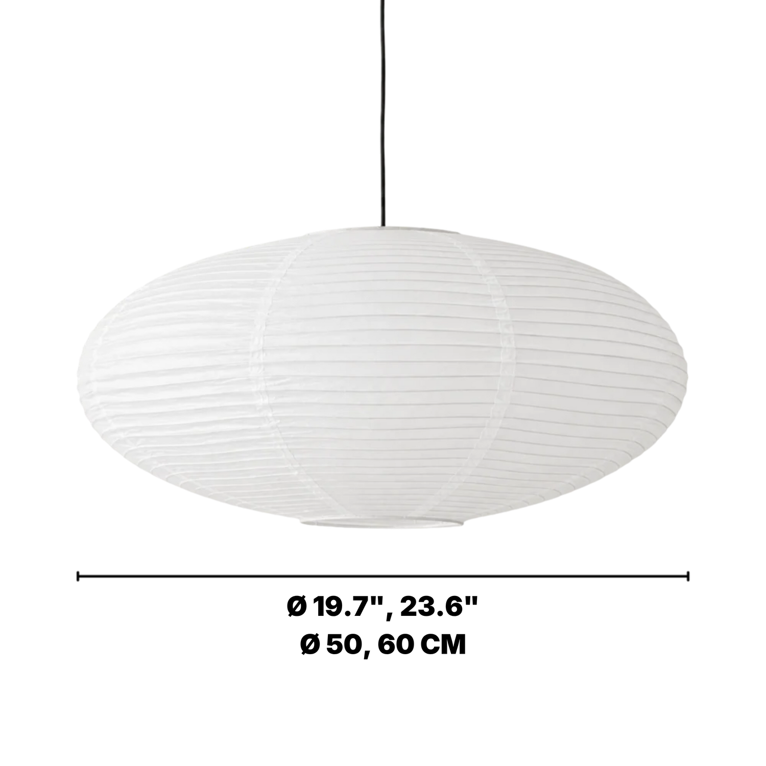 Wabi Paper LED Ceiling Light - White