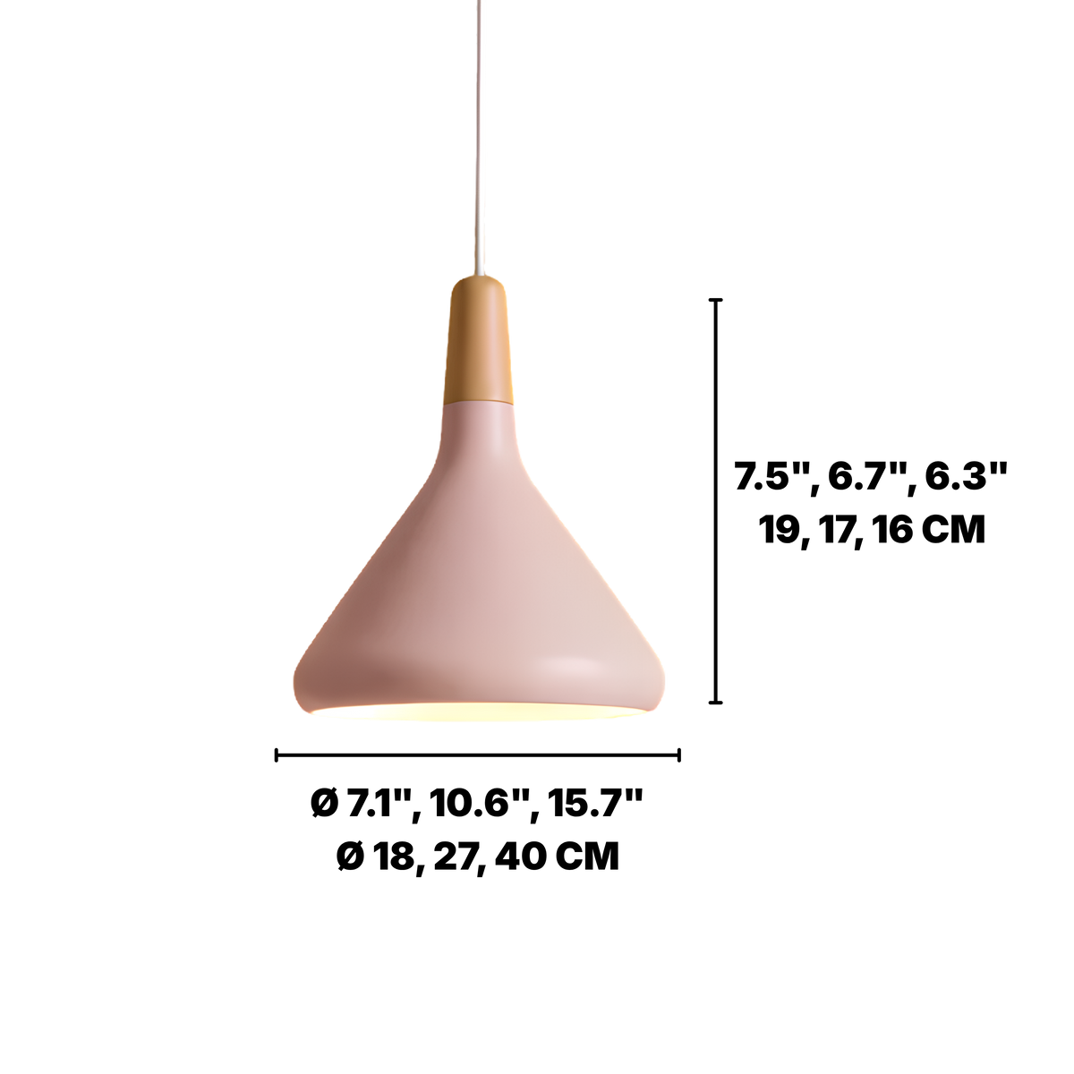 Nordic Wood Pendant Light