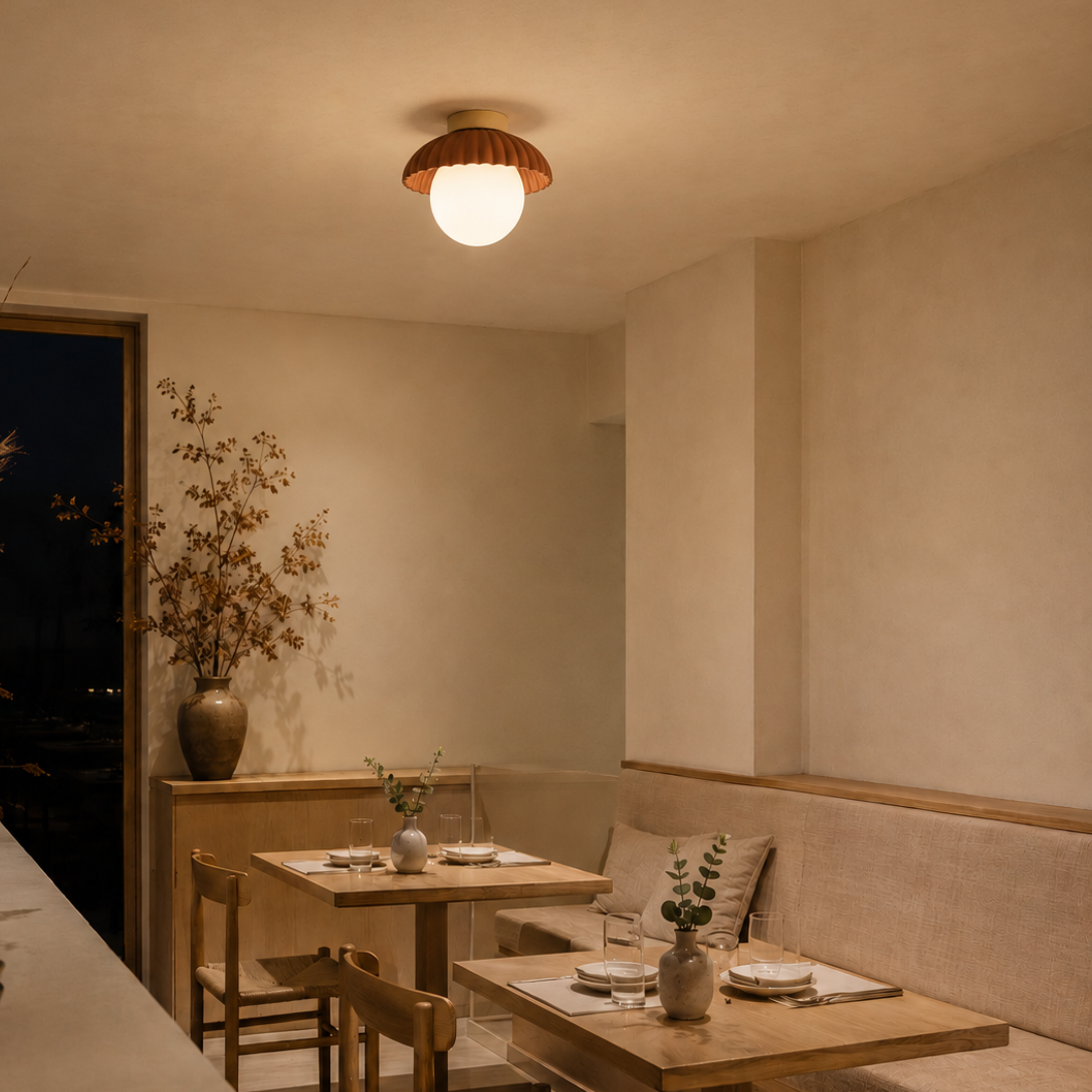 Modern Flush Mount LED Ceiling Light