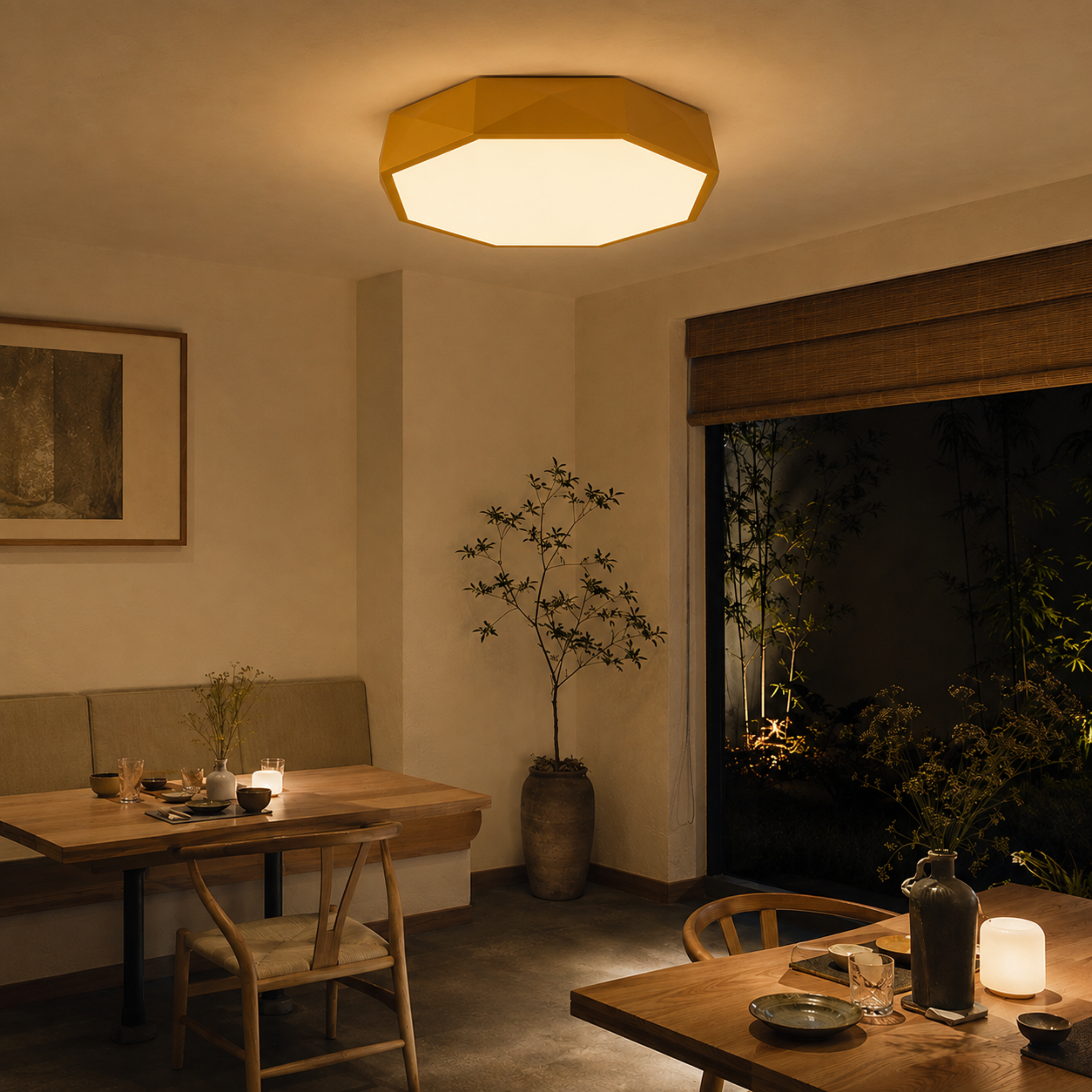 Modern Abstract Scandinavian LED Ceiling Light