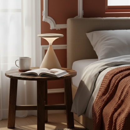 Klepsydrowa Bezprzewodowa Lampa Stołowa LED