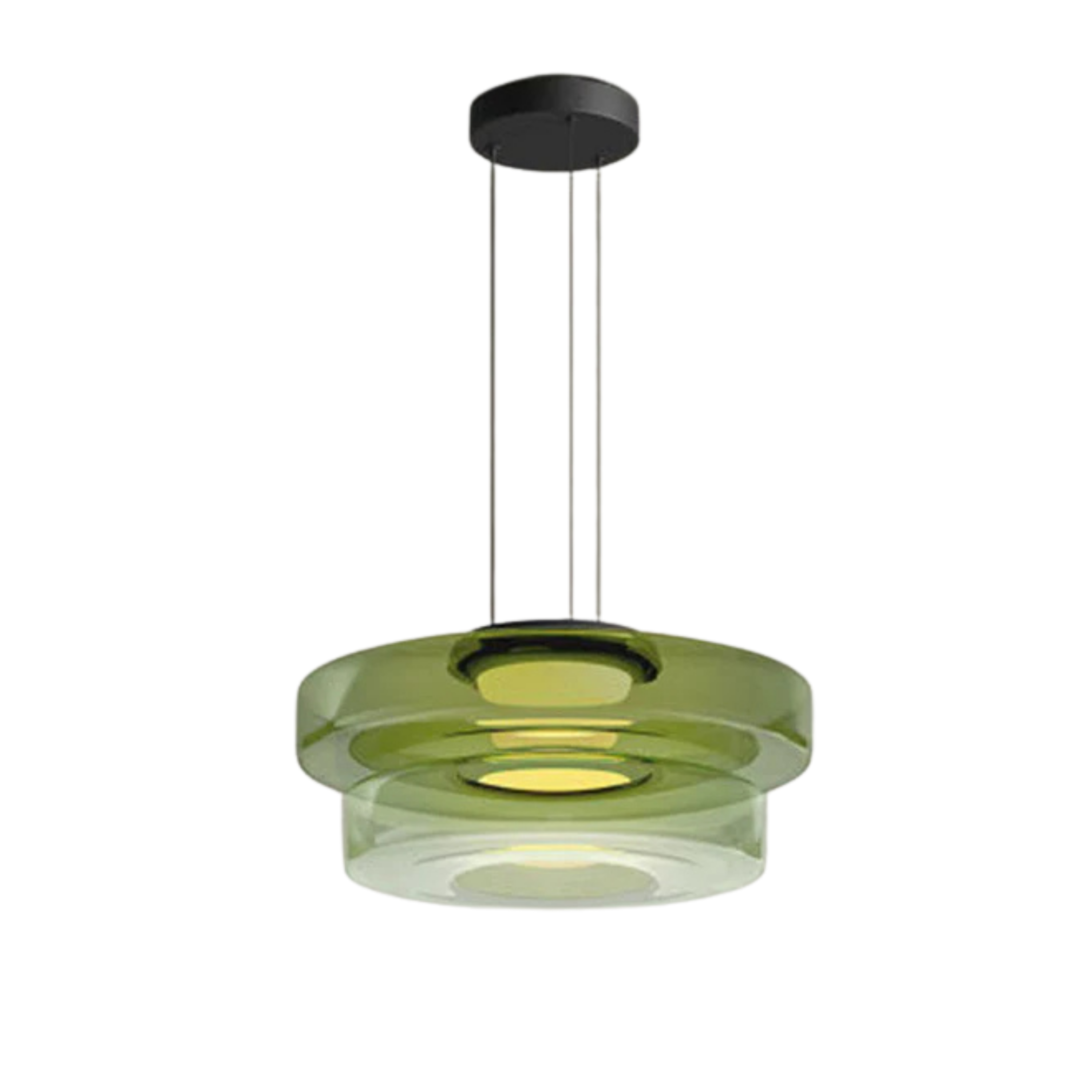 Szklana lampa wisząca Bauhaus