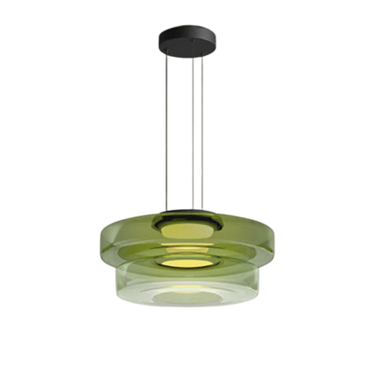 Szklana lampa wisząca Bauhaus