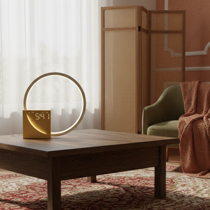 Lampa Nocna z Dotykowym Sterowaniem i Budzikiem